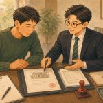 賣方與房仲核對簽約後的文件、清償、過戶與交屋流程