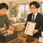屋主在賣房帶看前收起個資並整理空間,房仲拿著檢查清單協助確認