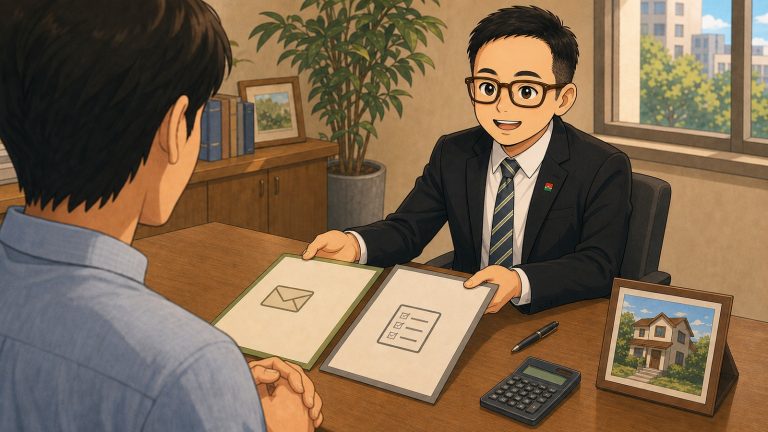 老唐向買方說明出價、斡旋與要約文件